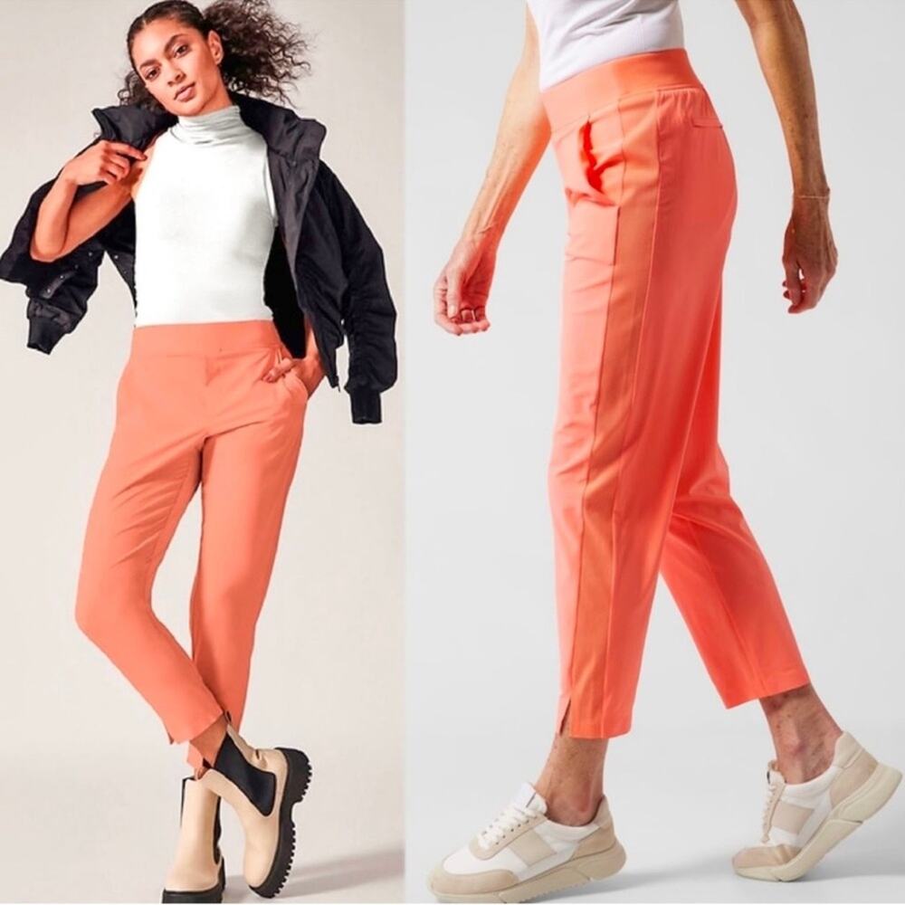 Athleta Brooklyn Ankle Pants in Sunset Glow Size 2